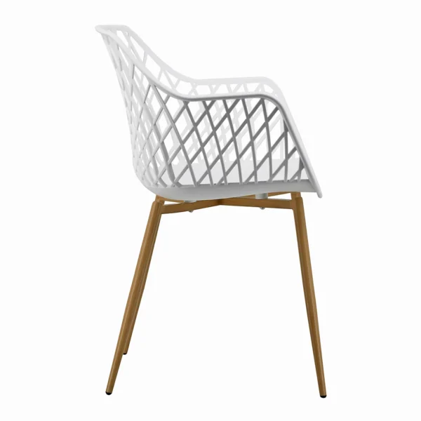 Arabella Dining Chair White - Image 3