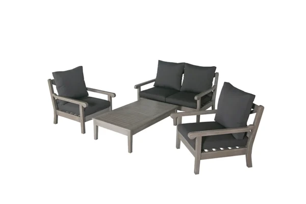 Belgrave greywash outdoor armchair