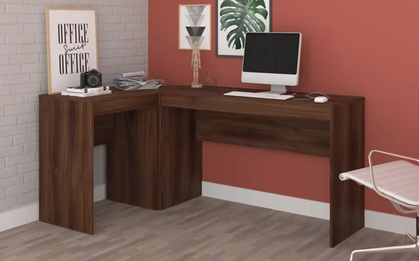 Chester Oak Corner Desk - Image 3