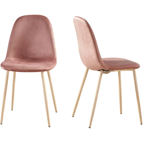 Astrid - Pink Velvet Chairs