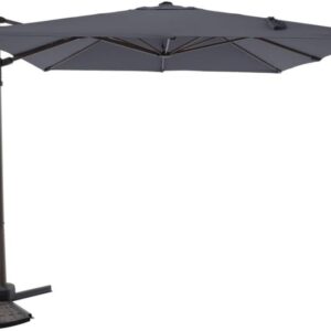 marseille parasol 2.5 x 2.5 dark grey