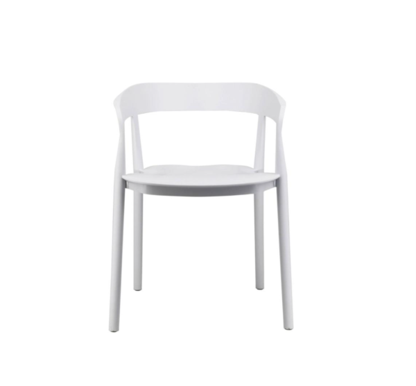 Zion dining chair white