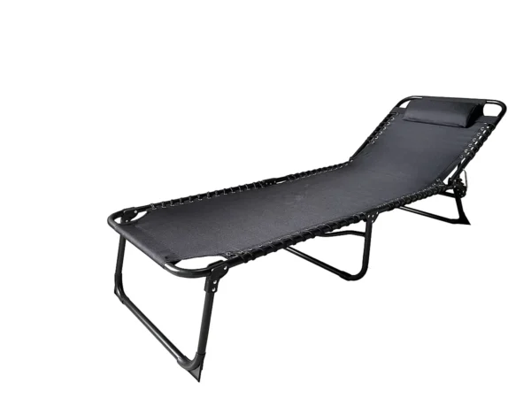 Torben Adjustable Steel Sun Lounger - Image 2