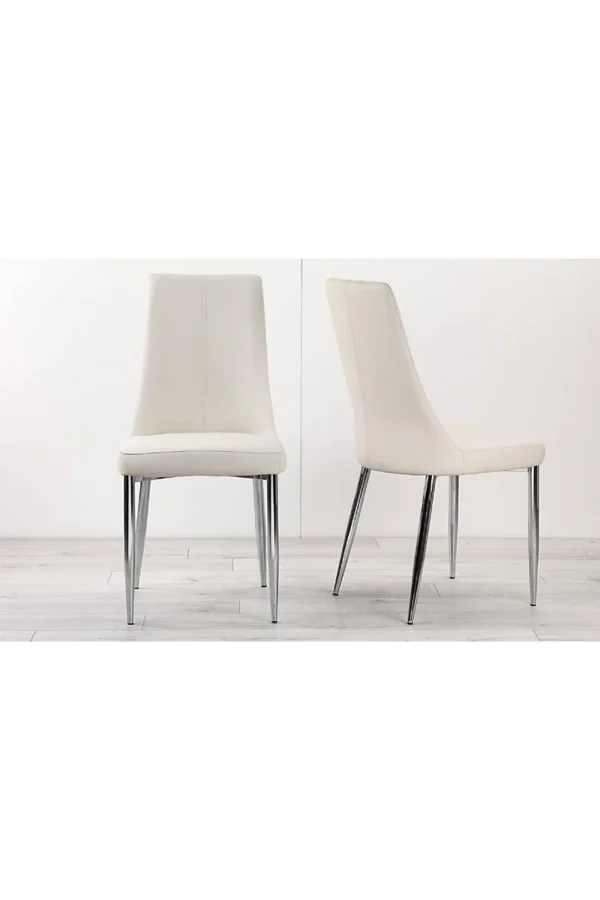 Eve White Dining Chair - Image 2