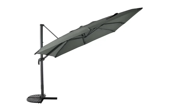 Granada parasol 3x3 dark grey