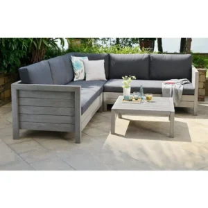 Lodge garden sofa set