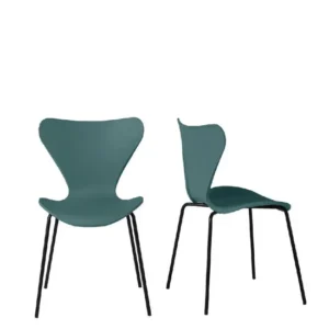 Fleur Chair Teal - 4 Pieces