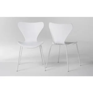 Fleur Dining Chair White 4 Pieces