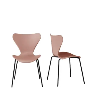 Fleur Chair Pink - 4 Pieces