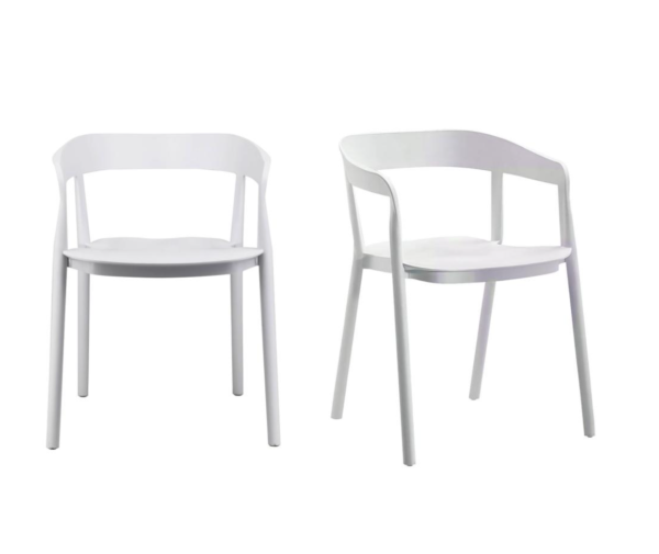 Zion dining chair white - Image 3