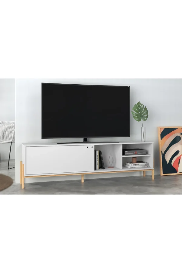 Phoenix White Tv Unit 185cm