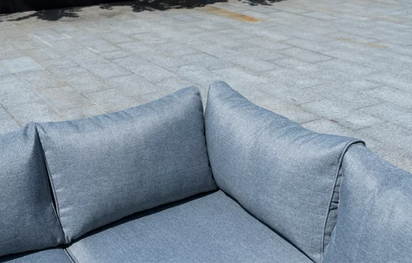 Cali 7 Seater Outdoor Garden Wooden Corner Sofa Set - Image 3